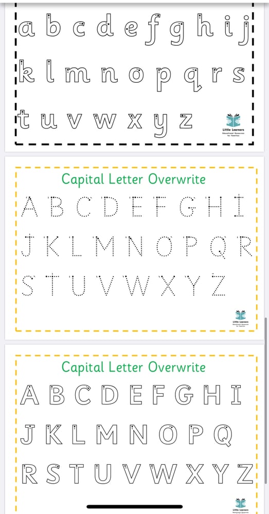 DOUBLE UP! Alphabet & Number overwrite PLUS all name tasks! Little