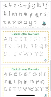 Alphabet & Number PDF Downloadable