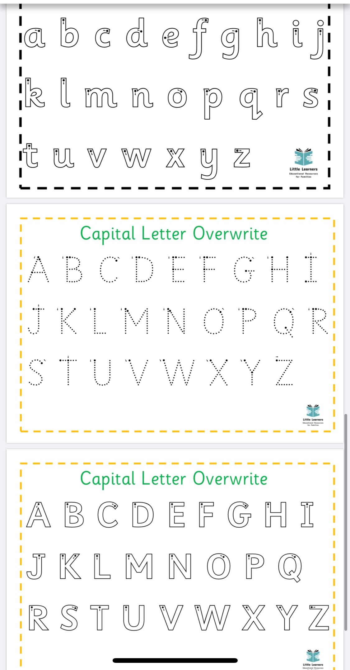 Image of DOUBLE UP! Alphabet & Number overwrite PLUS all name tasks!