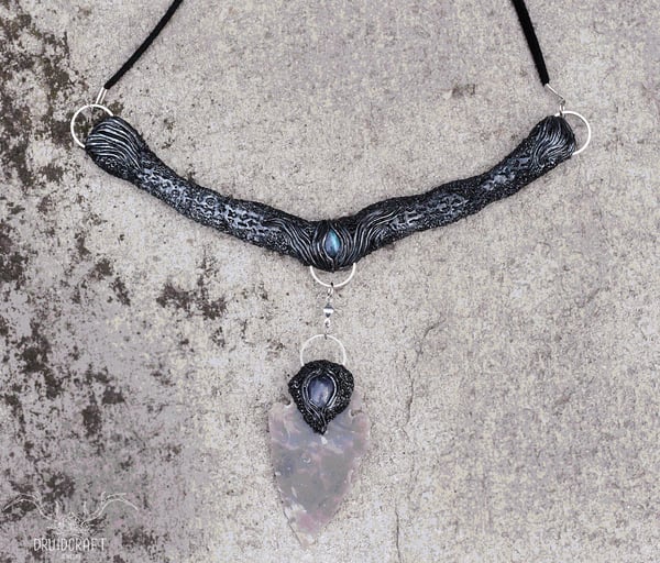 Image of Air Elemental Arrowhead Necklace