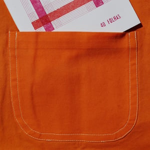 Image of Reversible Children Pocket Pinafore - orange