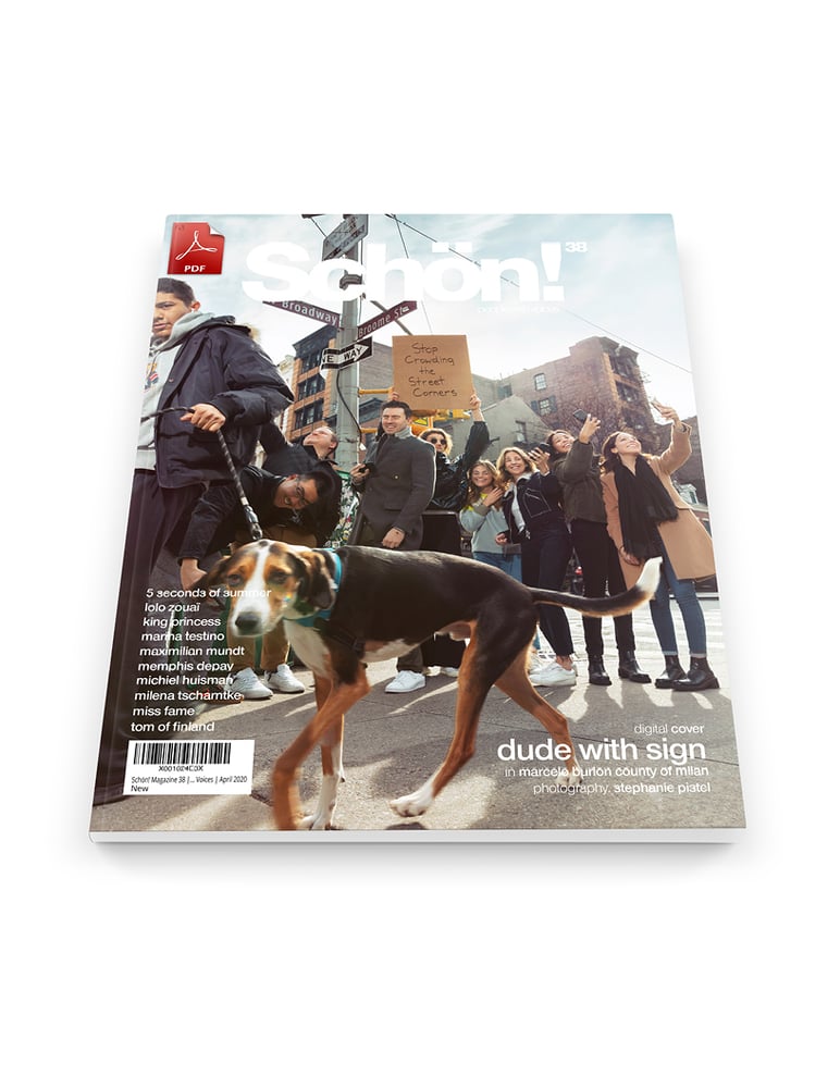 Image of Schön! 38 | Dude With Sign by Stephanie Pistel | eBook download