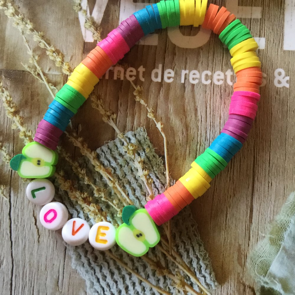 Image of Bracelets de surfeurs LIBERTÉ, CHANCE , LOVE, PARIS, DOLCE VITA.. 