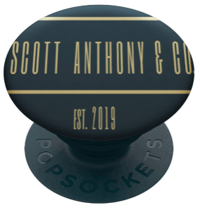 Image of SCOTT ANTHONY & CO NAVY/GOLD POPSOCKET