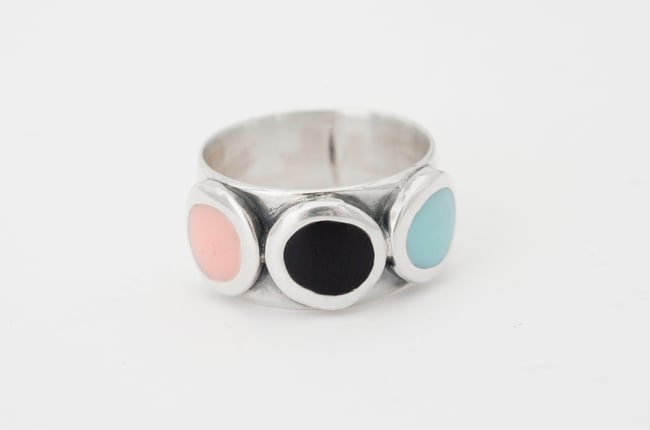 Three Circle Ring- Various colors