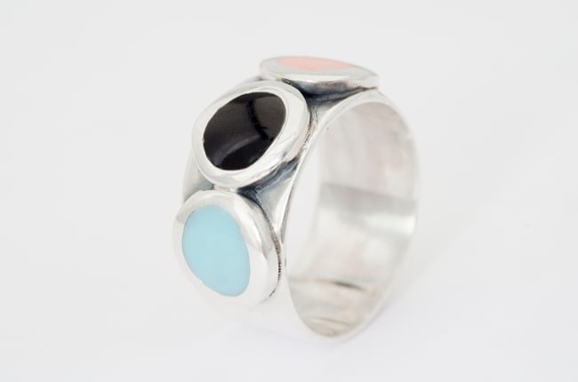 Three Circle Ring- Various colors