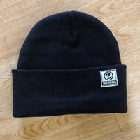Image 1 of Two Felons tight knit Beanie (Blk) 