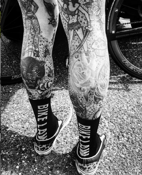 Image of Bike Law x Wattie Ink Socks - Black 