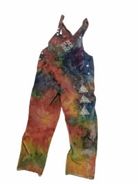 Upcycled Tie Dye Overalls