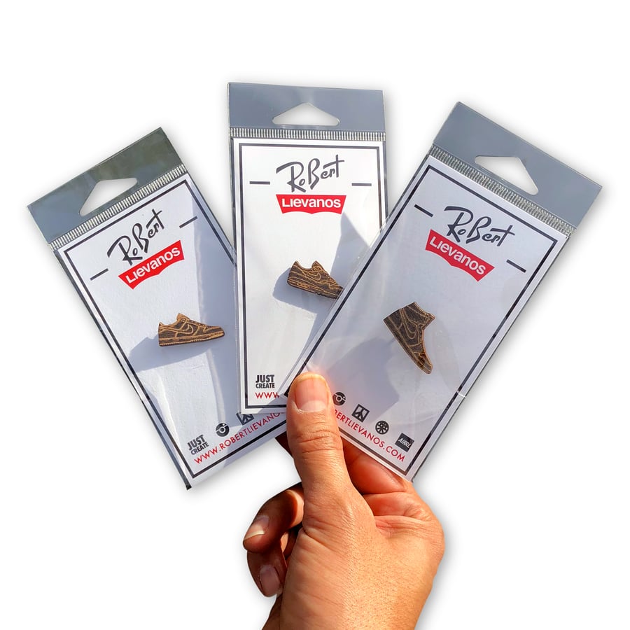 Image of Wood Lapel Pins