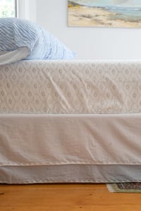 Image 1 of Ivory Staight Bedskirt