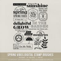 Spring Vibes Stamp Brushes (Digital)