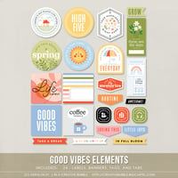 Image 1 of Good Vibes Elements (Digital)
