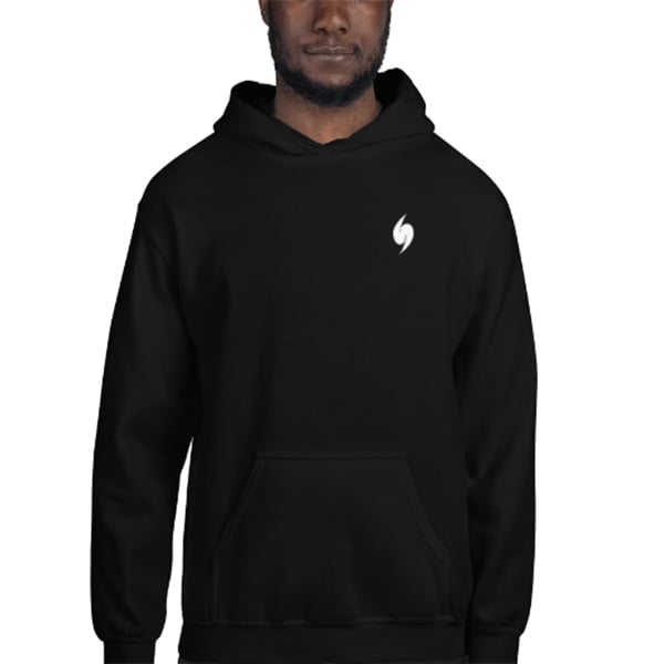 Image of Black Pull Over Hoodie