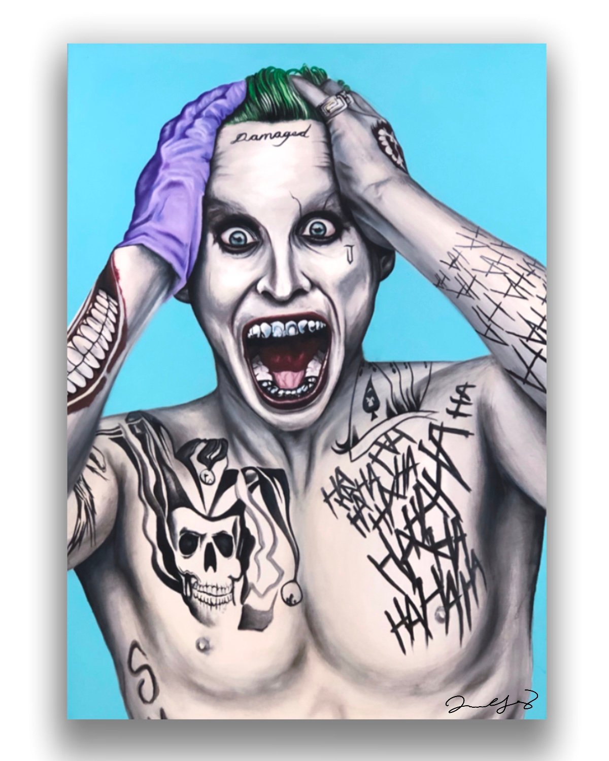 Image of The Joker (A1 Poster Print) | Original Painting by Jason