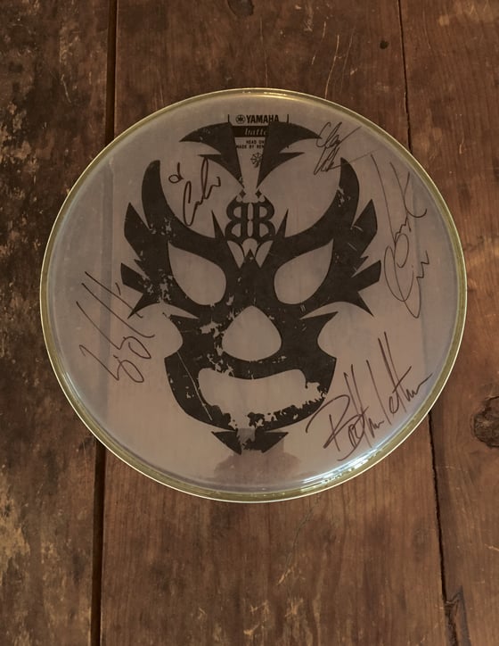 Image of OFFICAL - BEASTO BLANCO - 12 INCH USED DRUMHEAD