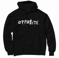 “Opposite” LOGO - (BLACK) HOODIE