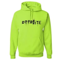 SAFETY GREEN “OPPOSITE” HOODIE