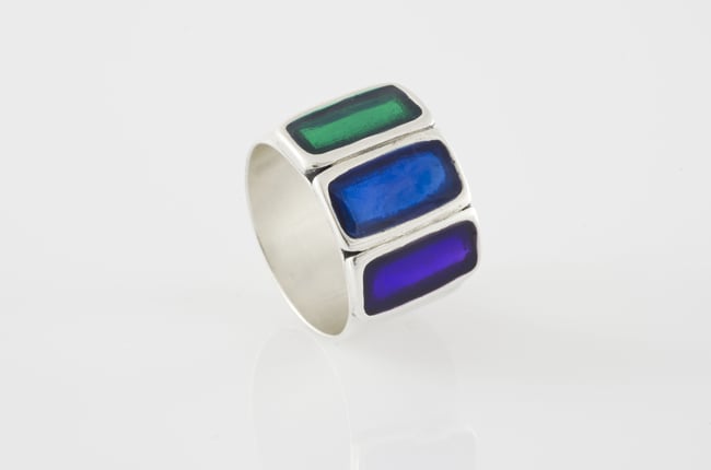 Statement Geometrical Ring-Various colors