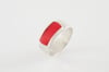 Smple Rectangle Ring-red