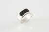 Simple Rectangle Ring-black