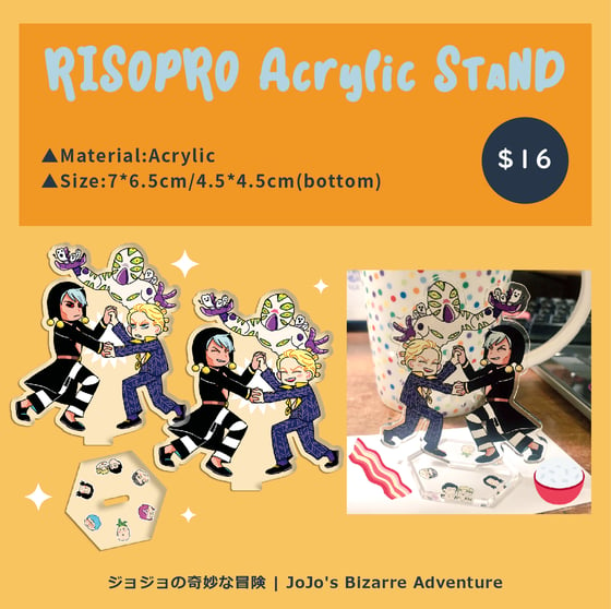 Image of JJBA-RISOPRO Acrylic Stand