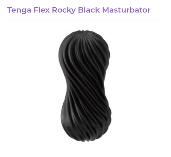 Image of Tenga Flex Black Masturbator