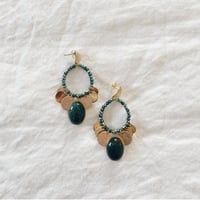 Image 1 of BO KARA // Agate Indienne verte