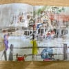 Seaside Sketches - sketchbook zine