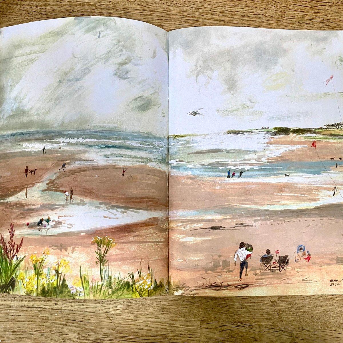 Image of Seaside Sketches - sketchbook zine