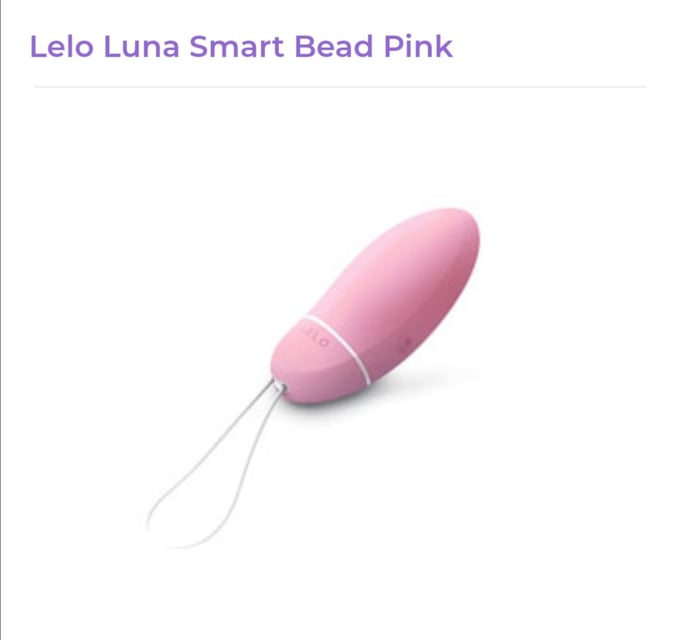 Image of Lelo Luna Pink Smart Bead