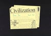 The Civilization Letter Service #1 **SOLD OUT**