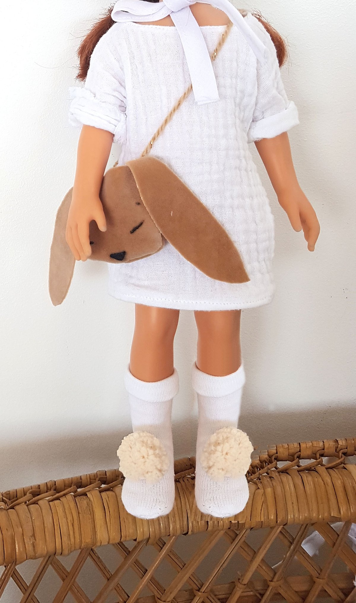 Image of CHAUSSETTES pour poupée -COLLECTION Lapin de Pâques - édition limitée