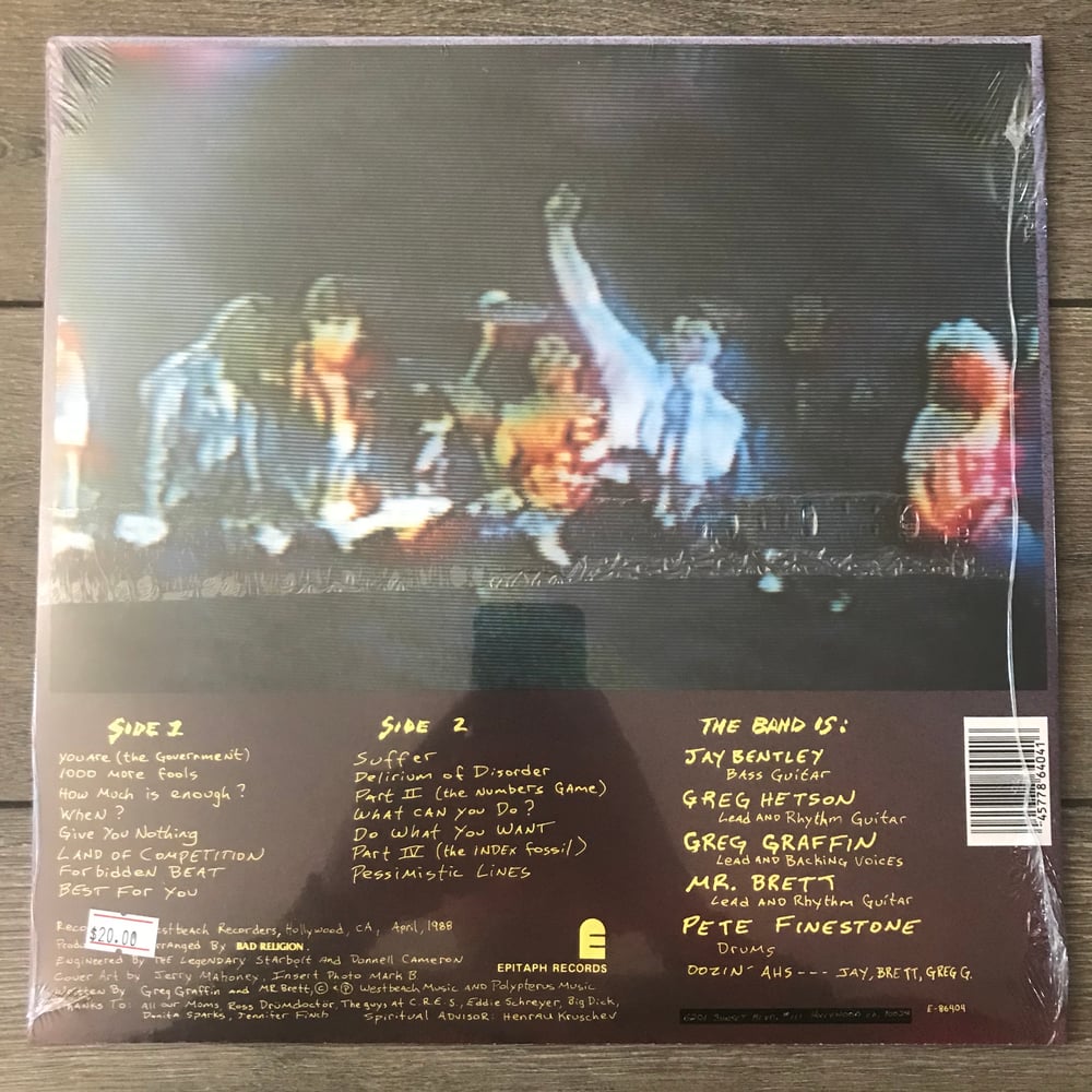 Image of Bad Religion - Suffer Vinyl LP