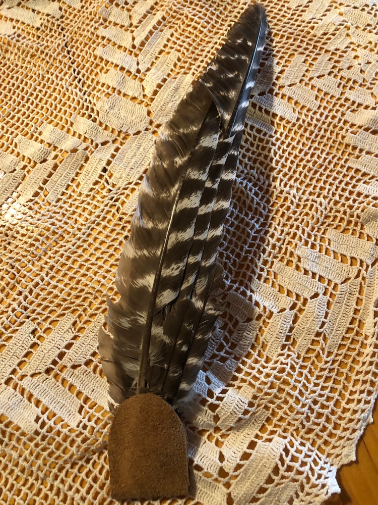 Image of Turkey feather Smudge Fan