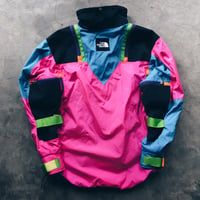 Image 3 of Original Vintage The North Face Patchwork Pullover.