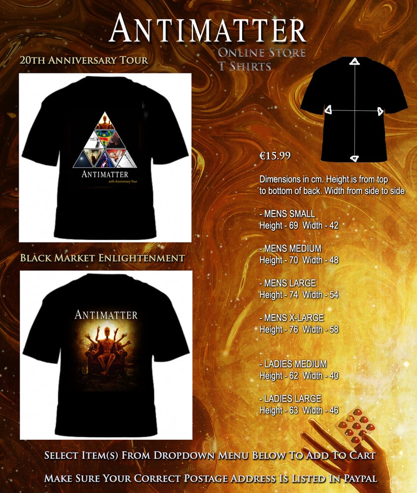 Image of T Shirts (20th Anniversary / Black Market Enlightenment)