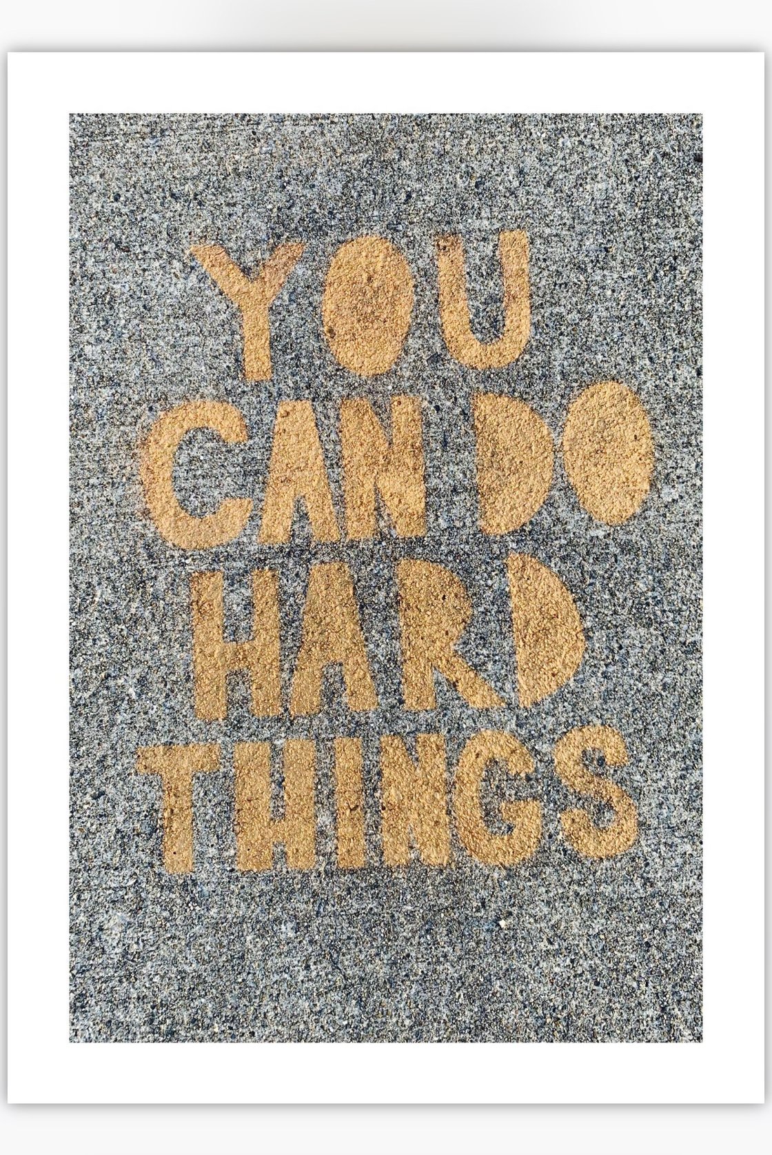 Image of You can do hard things Donation & Post card