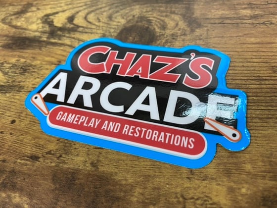 Image of Chaz's Arcade Decal