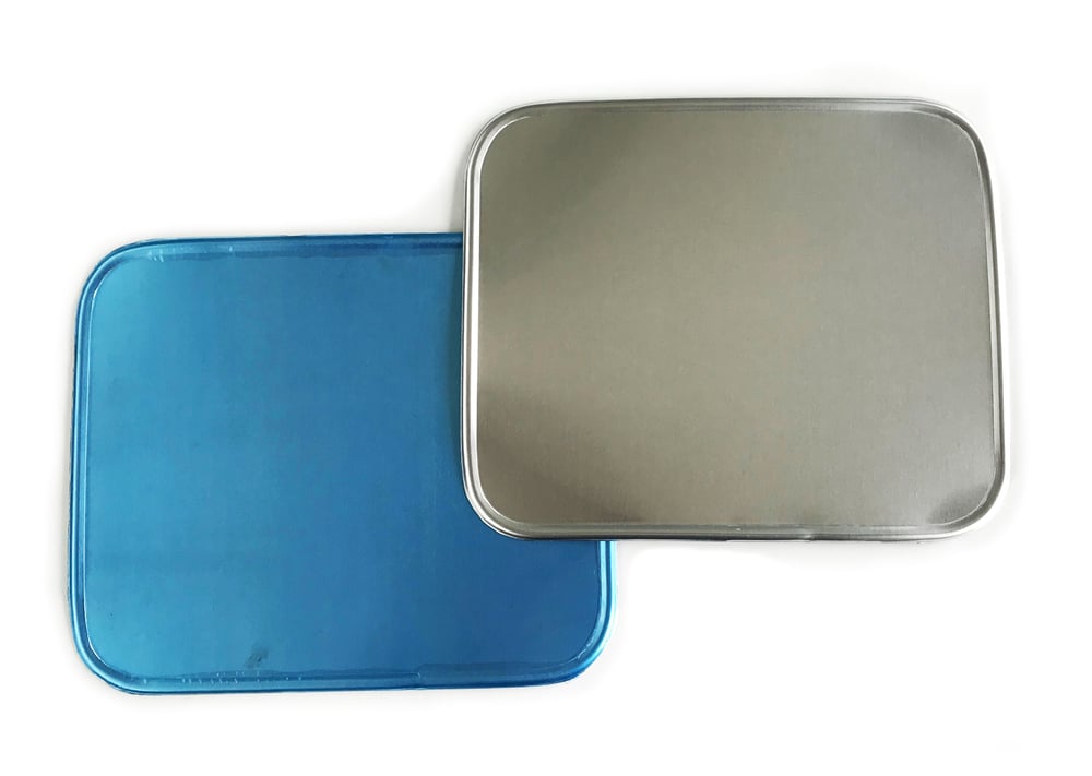 Image of Sideburn Alloy Rectangular Number Plates - Pair