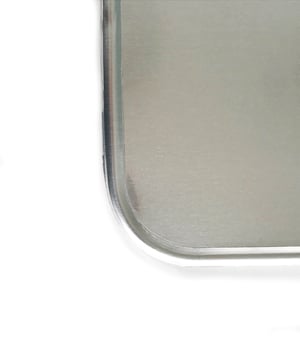 Image of Alloy Rectangular Number Plate - Single