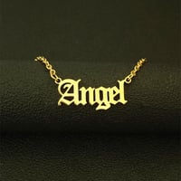 Angel Gold Plate Necklace 