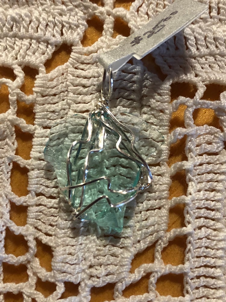 Image of Aqua Angel Andara Pendant 1