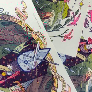 The Oath Risograph Print
