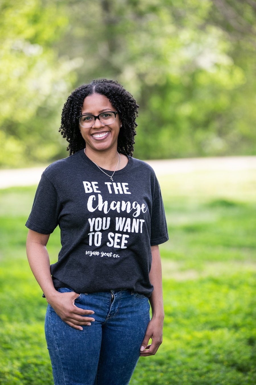 Image of "Be the change you want to see" Tee