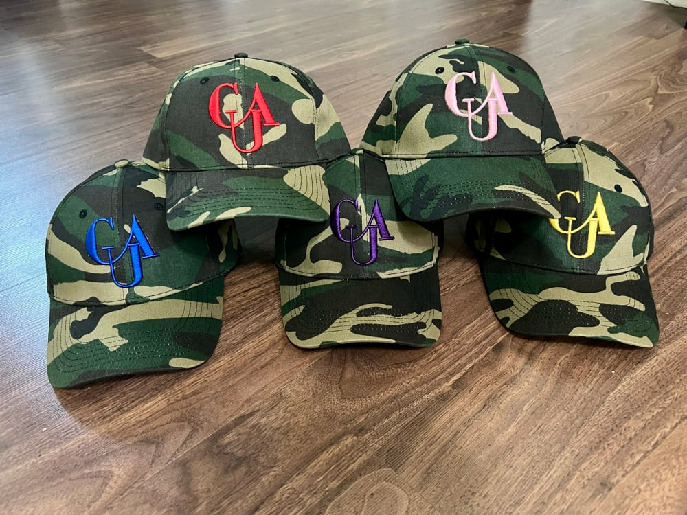 CLARK ATLANTA UNIVERSITY CAMO DAD HAT