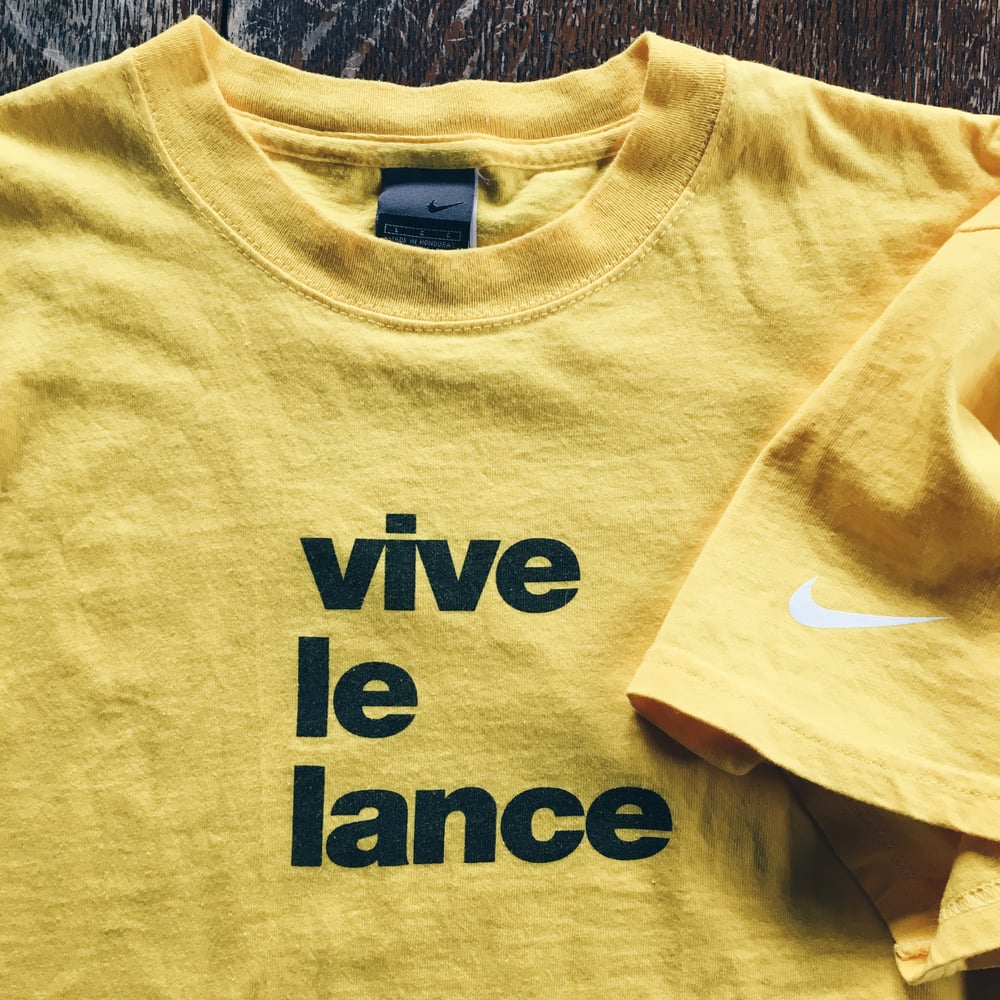 Image of Original 2004 Nike “Vive Le Lance” Lance Armstrong Tee.