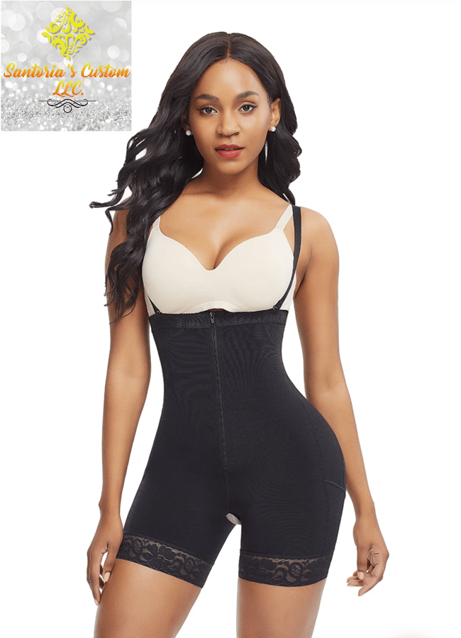 High Waist Curve Enhancer With Removable Straps & Bathroom Break Opening!