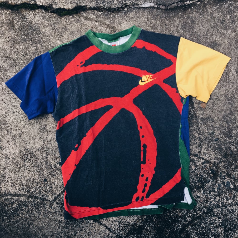 Image of Original Early 90’s Nike Basketball “One World” Tee.