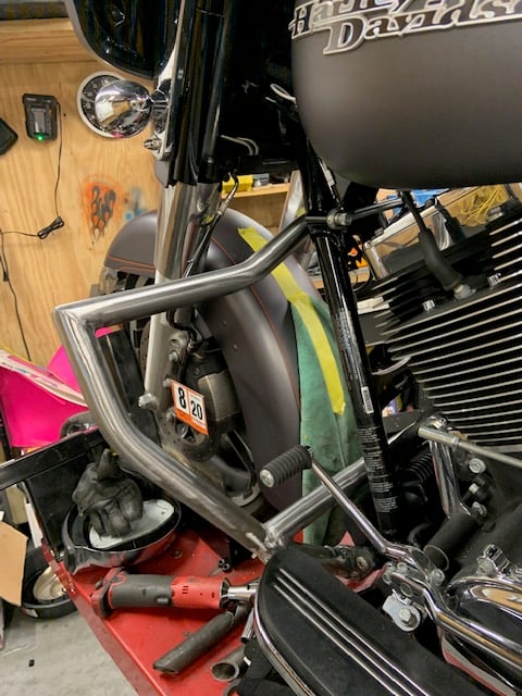 custom made motorcycle crash bars